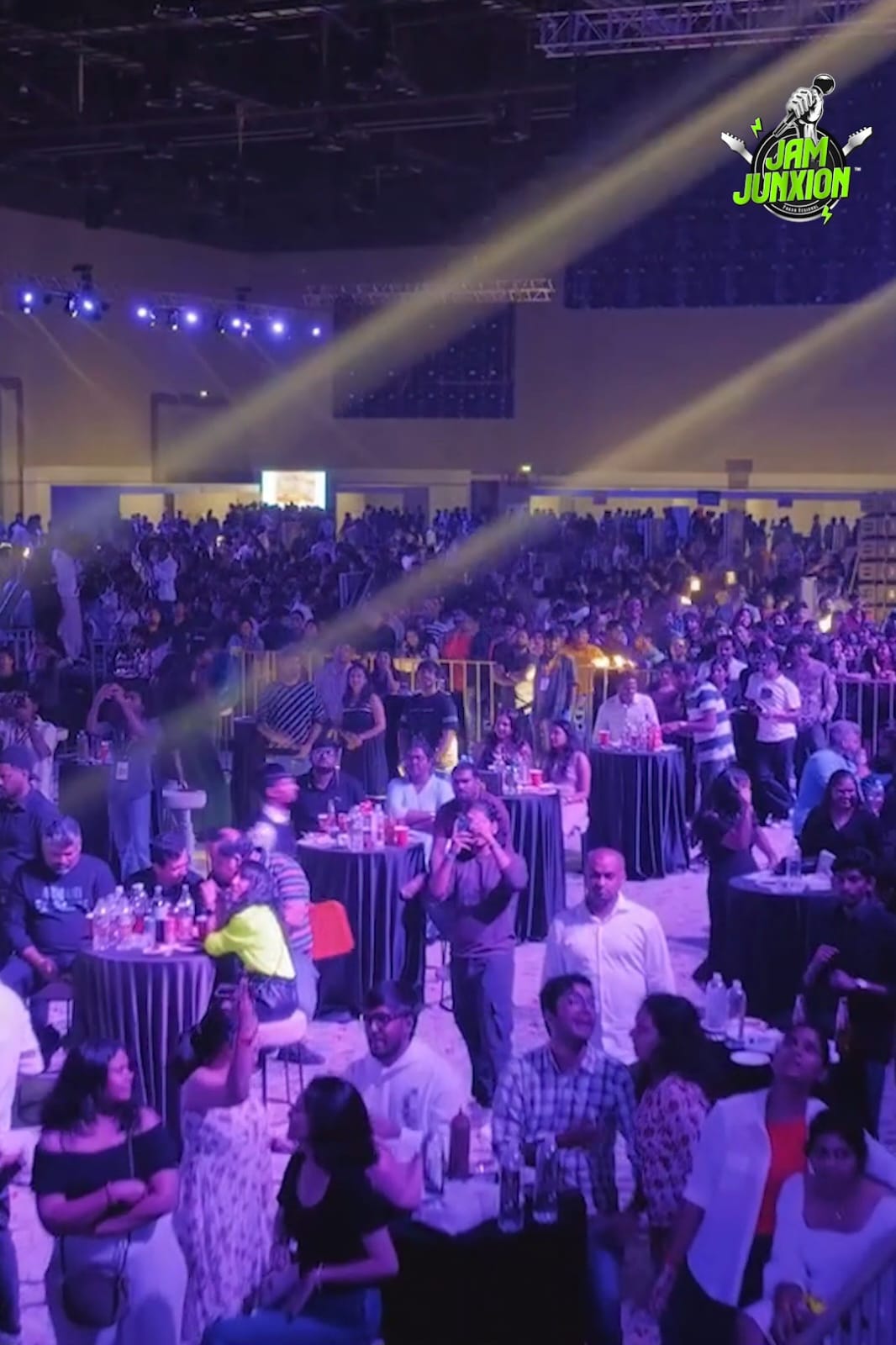 Packed crowd inside the Jam Junxion arena